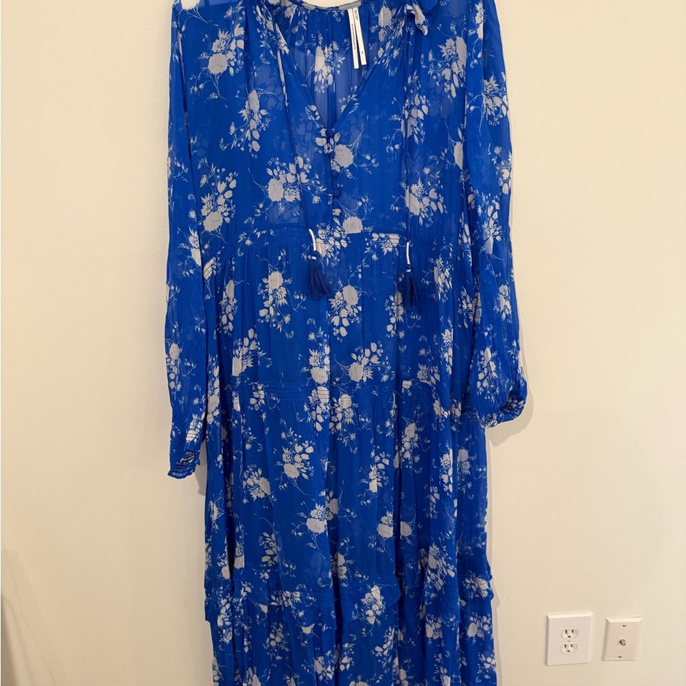 Anthropologie Marais Chiffon Dress